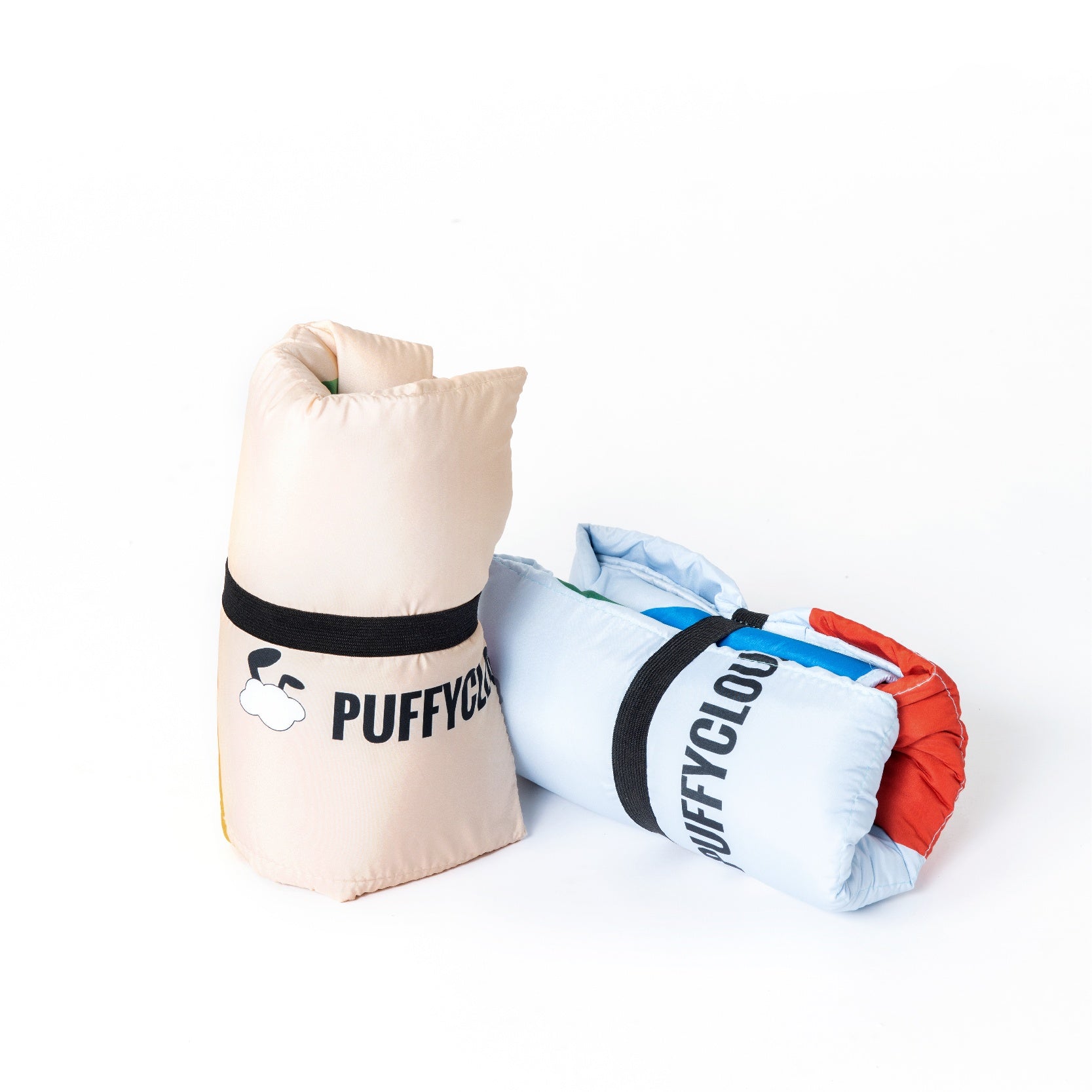 Foldable dog travel mat showing water-repellent outer layer